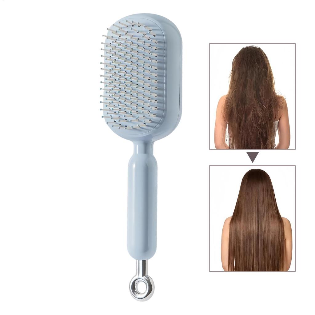 Massage Comb Retractable Air Cushion Smooth Cleaning Detangling Brush Hair Comb Scalp Massager for Women Men Girls Boys Curly