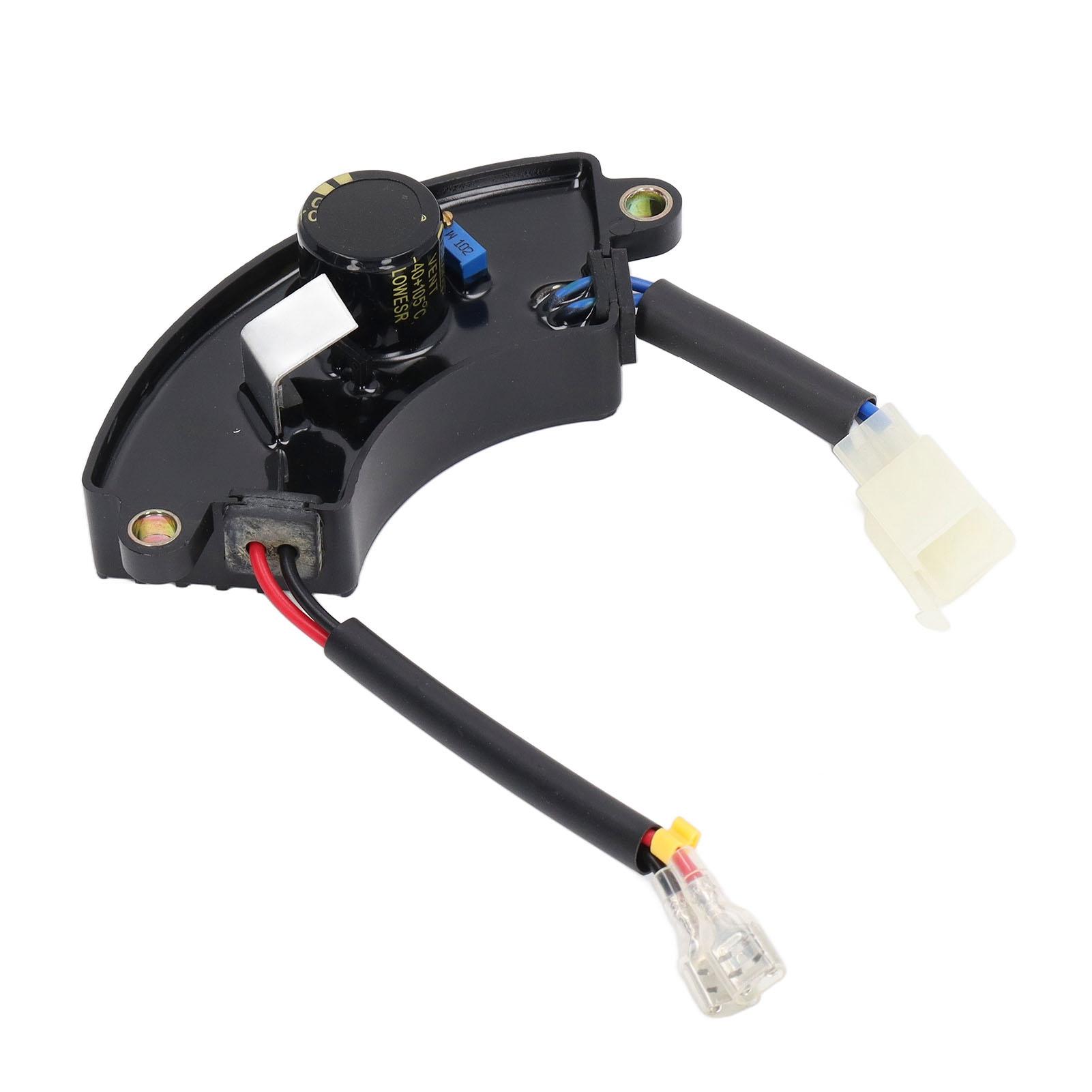 

Gasoline Generator AVR Automatic Voltage Regulator Half Moon Style for 2‑3kw 168F 170F Single Phase Rectifier