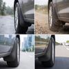 4 Pieces Car Mudguards with Mounting Holes Scratch-Resistant Automotive Parts