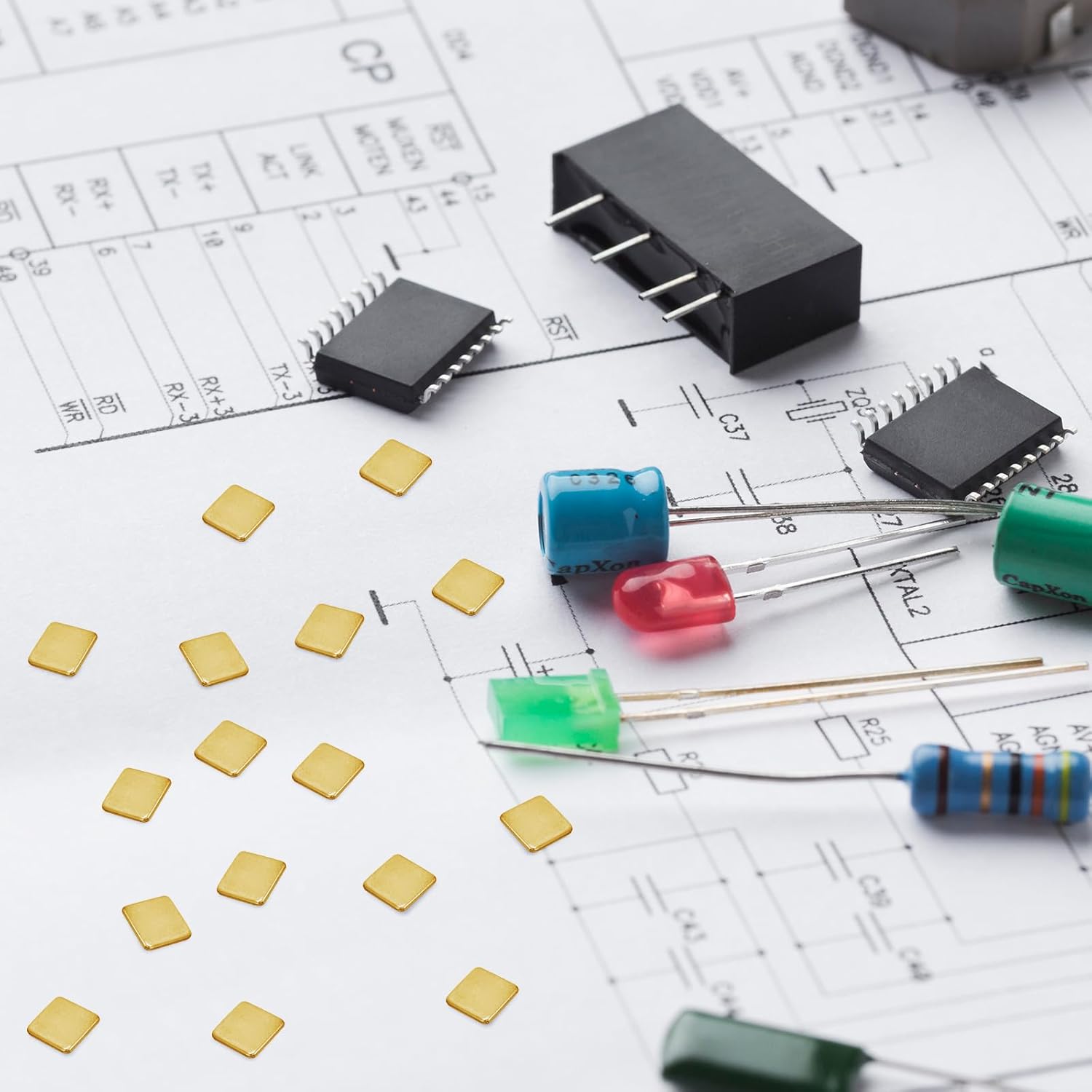 

Gatuida 150 Pcs Jewelry Solder Jewelry Repairing Solder Chips Copper Solder Easy Welding Tiny Solder Tab