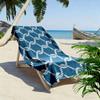 Interwoven nautical elegance Print beach towel, quick drying, suitable for travel, outdoor sports, jogging, the beach and swimming, gift