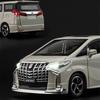 1:32 Scale Alphard Land Cruiser Toy Car Model Alloy Diecast Sound Light Pull Back Simulation Vehicle Models Boy Collectible Gift