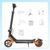 Skladací elektrický skúter pre deti iscooter K6 150W LED osvetlenie BT nosnosť