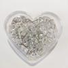 50 Pcs Heart-Shaped Push Pins Strong Thumb Tacks Flat Steel Point for Bulletin Boards Maps Photos Papers with Love Box