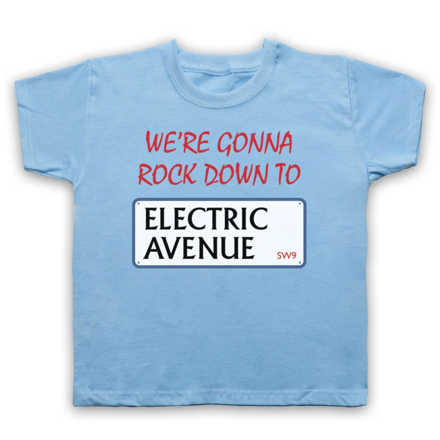 ELECTRIC AVENUE STREET SIGN BRIXTON LONDON 80 S POP T-shirt CHILDRENS SIZES 100