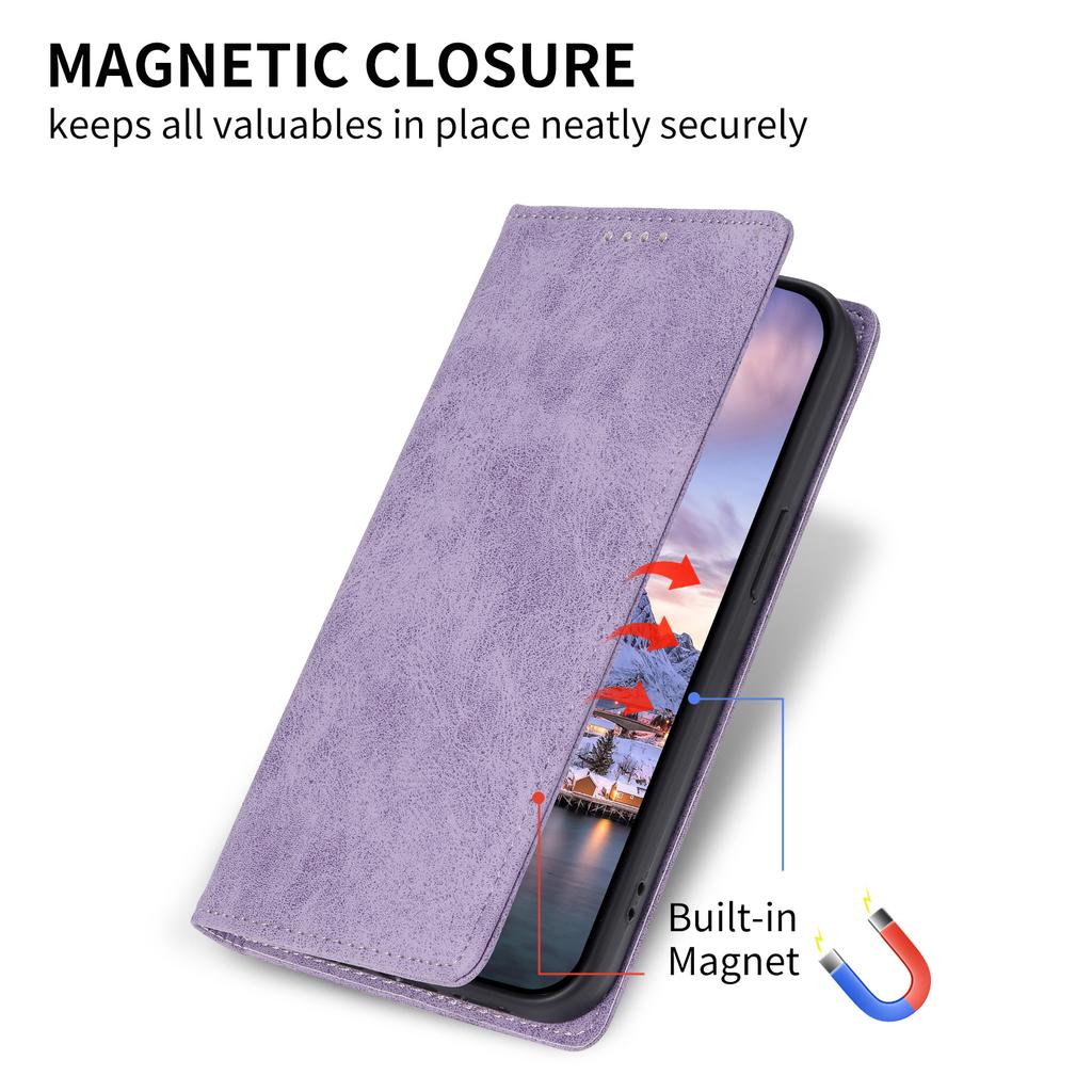 DF-05 For Xiaomi Redmi Note 14 5G Wallet Case RFID Blocking PU Leather Phone Cover