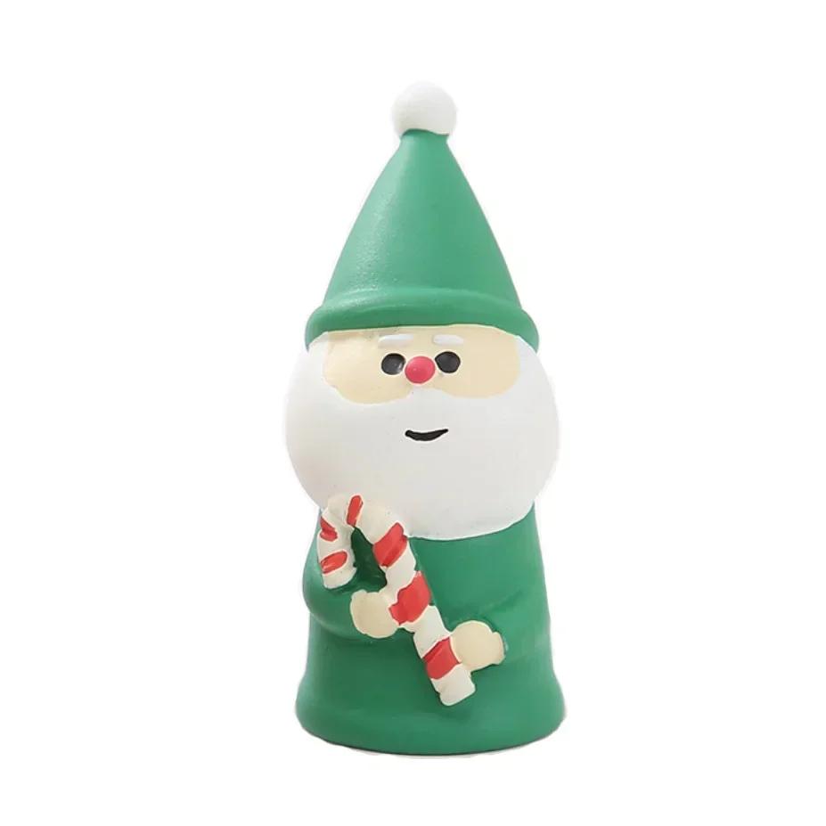 Zakka Japanese Cat Christmas Miniature Scene Props Shooting Office Bookshelf Decoration Collectible Desktop Decorations Gifts