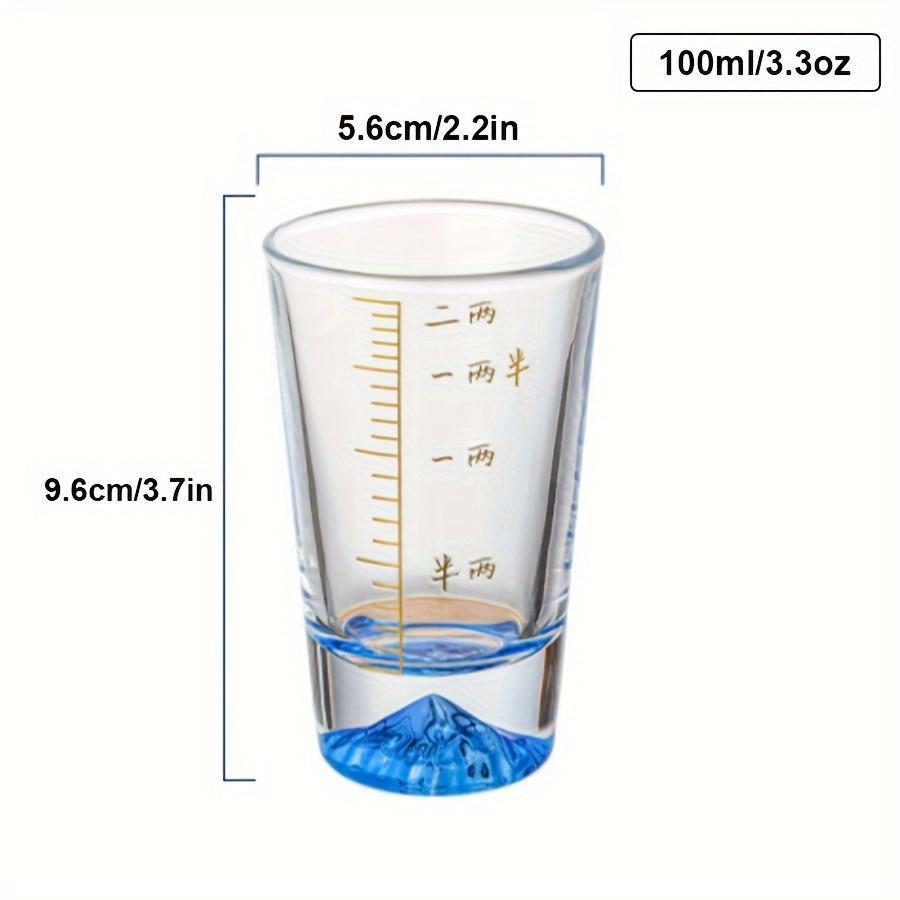 1 adet/6 adet Dağ Shot Bardakları Shot Bardakları Küçük Şarap Bardakları Çin Baijiu Bardakları Bar Pub Kulüp Restoran ve Ev Kullanımı İçin İçecek Kapları