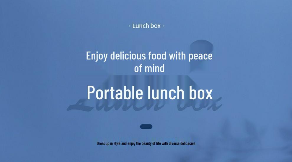 304 Stainless Steel Insulated Lunch Box with Handle - Cartoon Style, Three Compartments, Sealed Bento Box for Students and Work Meals.