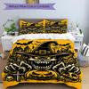 3pc Halloween Horror Cover Set - 1 Quilt Cover + 2 Pillowcases, All Seasons Bedroom Setting, Perfect for Home057