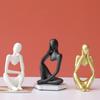 Modern Minimalist Mini Thinker Sculpture Set Luxury Living Room Decorations Abstract Creative Home Accessories for Sample Room