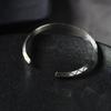 Half-Fold Square Open Bangle Bracelet Geometric Classic Punk Shape for Men Women Everyday Go Out Jewelry