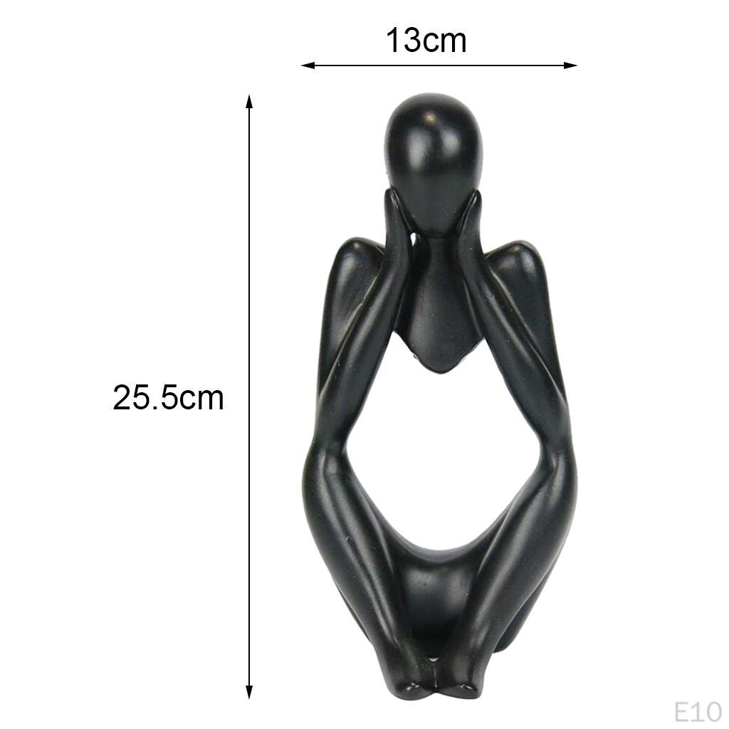 Abstract Sculpture The Thinker Statue