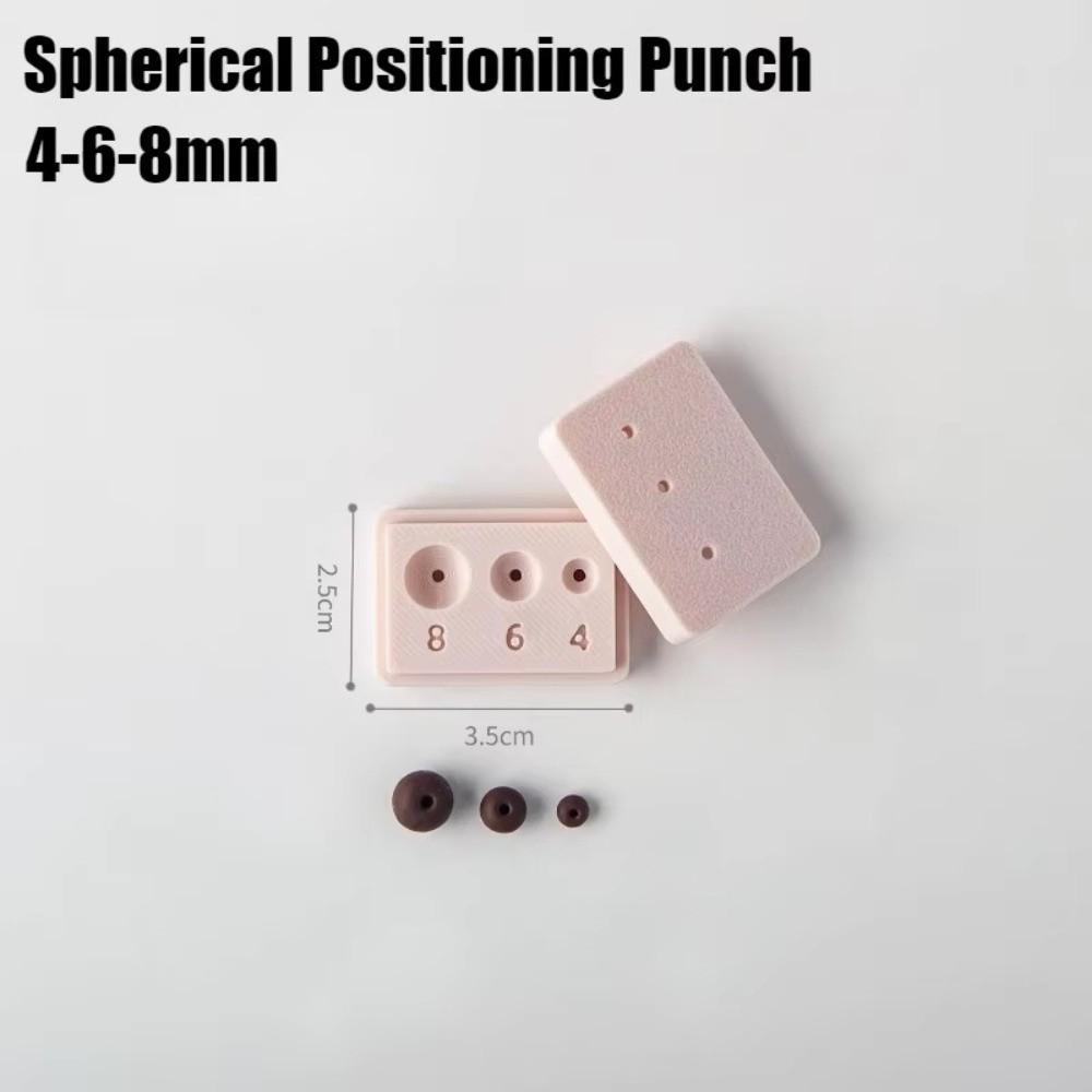 Soft Ceramic Round Ball Rolling Mold Kit Clay Round Handmade Tools New Rubbing Auxiliary Tool