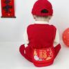 Traditional Chinese Style Candy Bag Letter Print Blessing Red Bag New Year Shoulder Bag  Child
