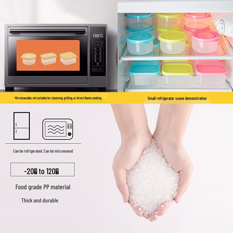 Homeglen Plastic Food Sample Storage Containers