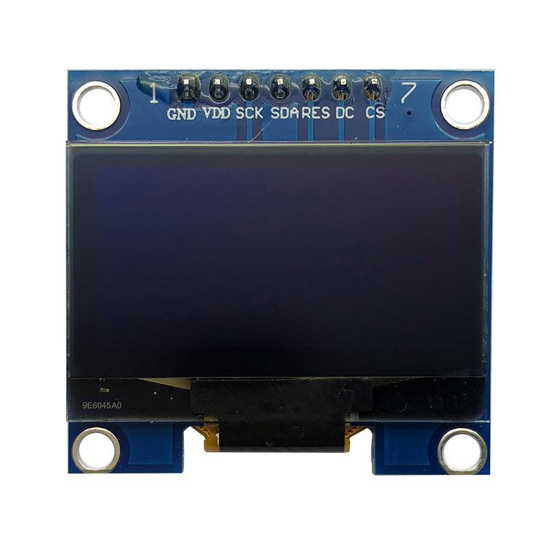 Einfarbige OLED-Display-Module, 1,3 Zoll 128*64 Auflösung 7-Pin Weiß-Blauer Bildschirm Großhandel