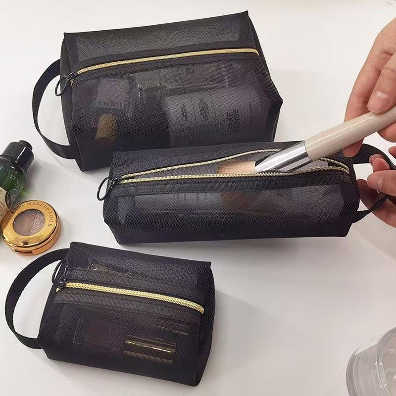 Portable Multifunctional Nylon Mesh Travel & Cosmetic Organizer Bag