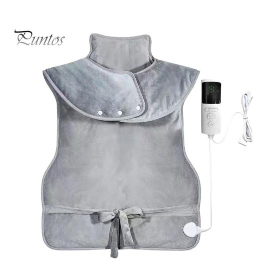 

Электрогрелка, мгновенный подогрев, для шеи, плеч, спины, облегчение боли, утяжеленная электрическая грелка с проводным пультом дистанционного управления для мужчин, женщин, мам, пап серый