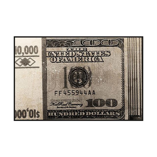 US Dollar Picture Decoration Mural Pop Graffiti Poster Canvas Painting and Living Room Wall Art Prints for Modern Home Decor No Frame