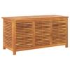 Garden Storage Box with Ventilation Slits 113 X 50 X 56 Cm Solid Acacia Wood