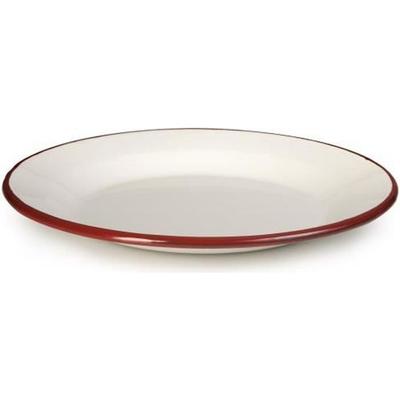 IBILI 908122 Flat Plate, Paper, White/Red, 22 X 22 X 2 Cm