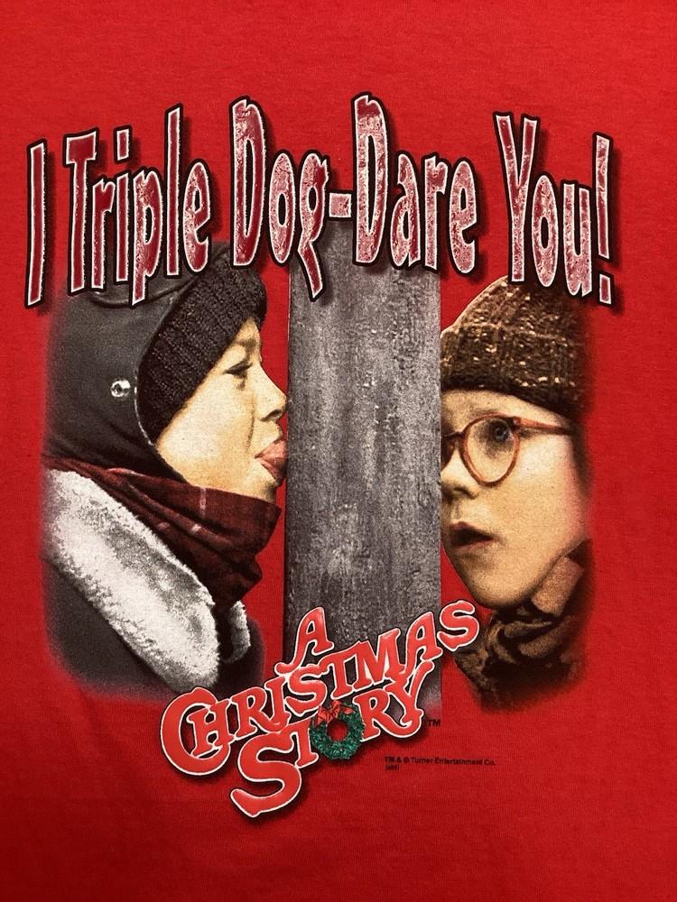 Vintage Y2K A Christmas Story Shirt Size L Red New With Tag!! Unisex T-Shirt XL