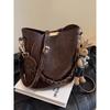 Bag Ladies Retro Design New High-end Texture Versatile Messenger Bag Portable Bucket Bag