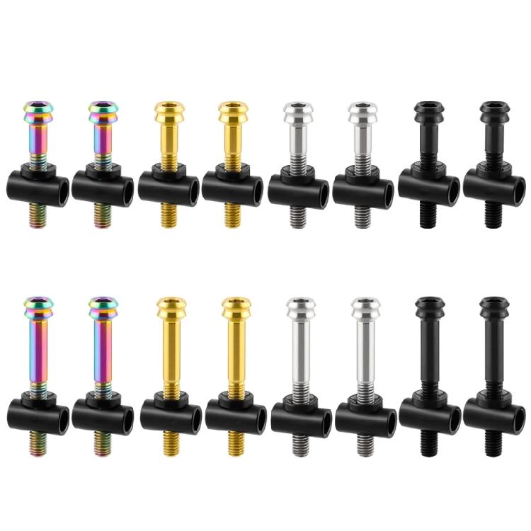 Universals Seatpost Cycling Screws Titaniums Alloy Seatpost Screw 5x30/40mm Seatpost Fixed Bolts Round Head Screw