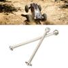 2PCS RC Front and Rr CVD Drive Shaft Steel RC Driveshaft Dogbones For   1/7 1/8 RC Cars