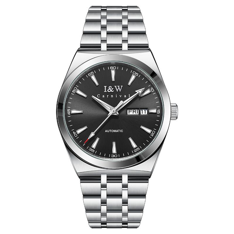 IW Top Brand Original Business Automatic Men's Watches Japan Miyota Movement Mechanical Watch for Men Date Waterproof Sapphire