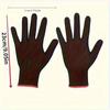 12 Set of Breathable Nylon Garden Work Gloves Without PU Coating and Silicone Gardening Gloves Used for Excavation and Planting