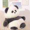 Cute Skin Bean Panda Backpack for Female Students Cartoon Animal Schoolbag Pig Pig Doll Bag Plush