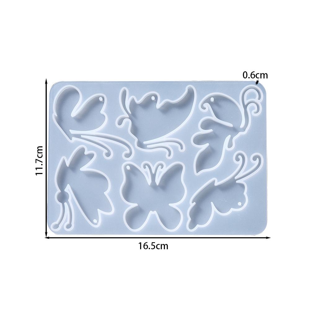 Butterfly Earrings Pendant Silicone Mold Leaf Epoxy Resin Casting Mould for DIY Epoxy Resin Pendant Chrams Jewelry Crafts