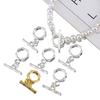 18K Gold Plated Copper Toggle Clasps Bamboo Knot Brass Metal Clasps Bracelets OT Clasp Jewelry Making Supplies DIY Accessories