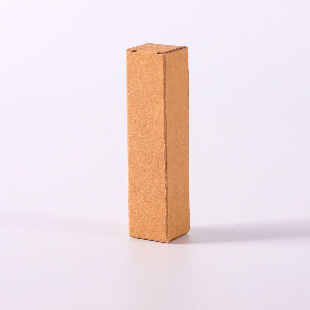 Lip Balm Kraft Paper Packaging Box - Black Cardboard Lipstick Box, Small Color Box