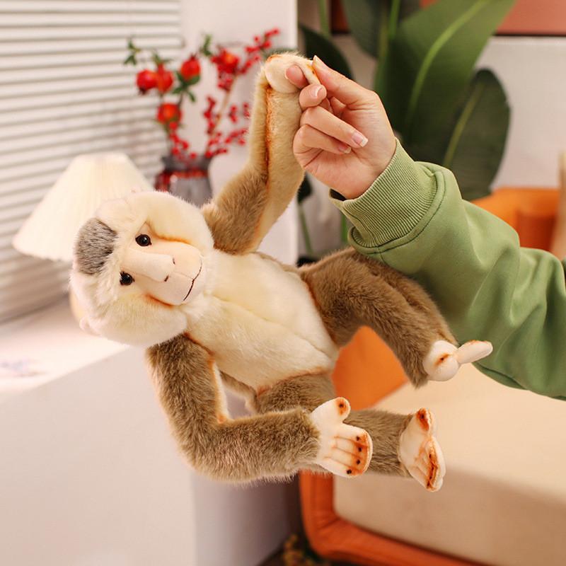 Macaco de Pelúcia Macio com Enchimento de Algodão PP para Crianças e Colecionadores