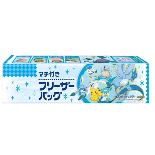 

Gusseted Freezer Bags, Medium, Pokmon Design Package, 16 count