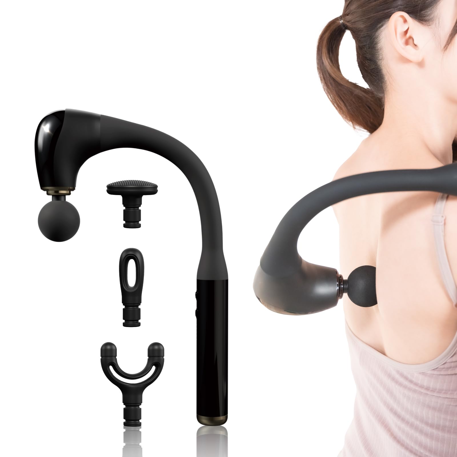 

WELLSPO Relifit Миофасциальный релиз Ручной пистолет со встроенной рукояткой для всего тела, плеч, спины и ног