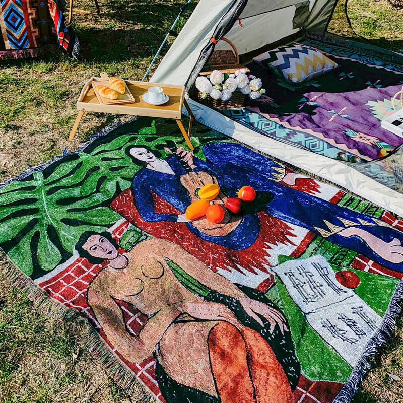 OEING Jacquard Multifunctional Blanket