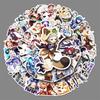 50 Photos of Genshin Impact Graffiti Personalized Cartoon Game Creative 2D DIY Skateboard Suitcase Stickers Waterproof