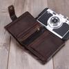 Genuine Leather Wallet Short Coin Purse Simple Bag Wallet Men's Wallet