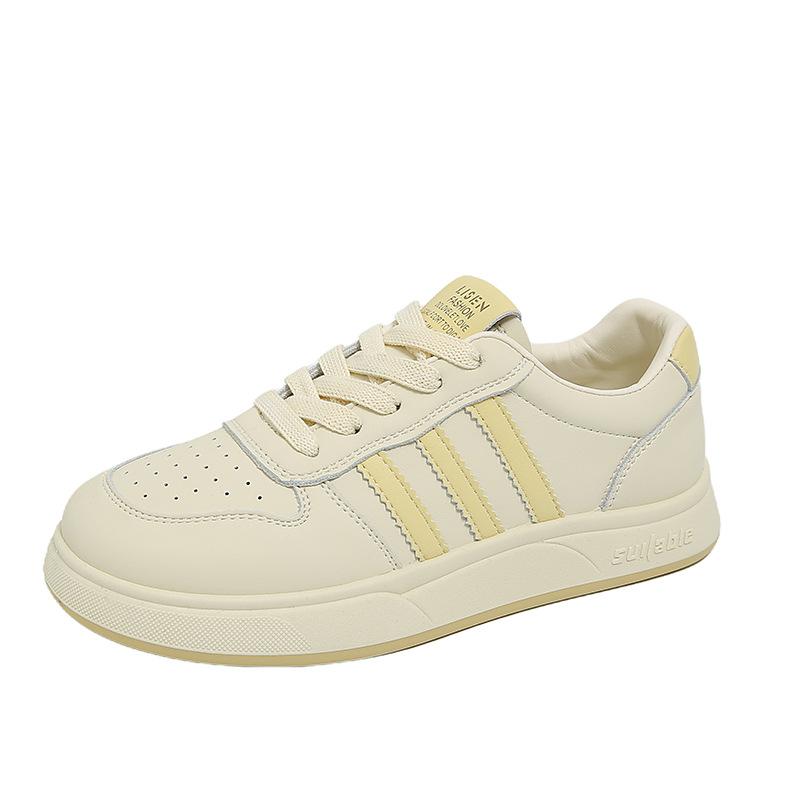Little white shoes women's 2025 new board shoes popular shoes spring and autumn women's sports and leisure versatile student flat women's shoes
