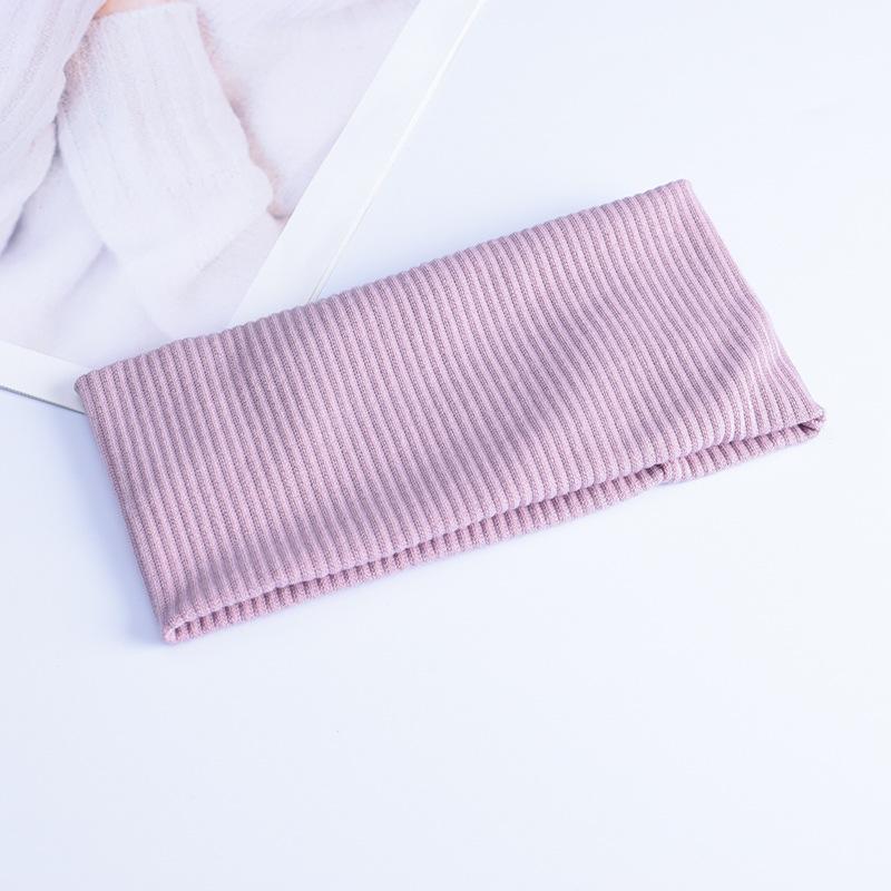 Korean Style Knitted Women's Headband: Versatile, Sweat-Absorbent, Elastic for Sports & Face Washing