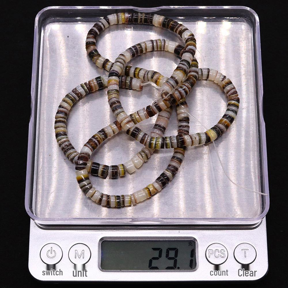 Natural Round Shell Spacer Beads for DIY Jewelry: Necklace & Bracelet Accessories