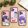 AAA Anime Ranko Phone Case For iPhone 17,16,15,14,13,12,11 Plus,Pro Max,XS,Soft Silicone Black Cover