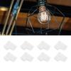 8pcs Solderless COB Connector Transparent L Shaped Connector  For Double Color LED Strips
