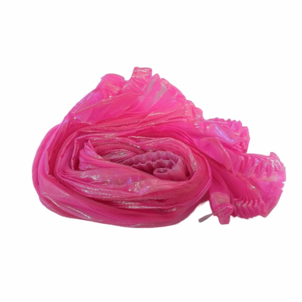 65cm Belly Dance Wings Hanging Neck Shimmery Texture Dance Performance Props Transparent Color Pleated Cape Dance Costume Props