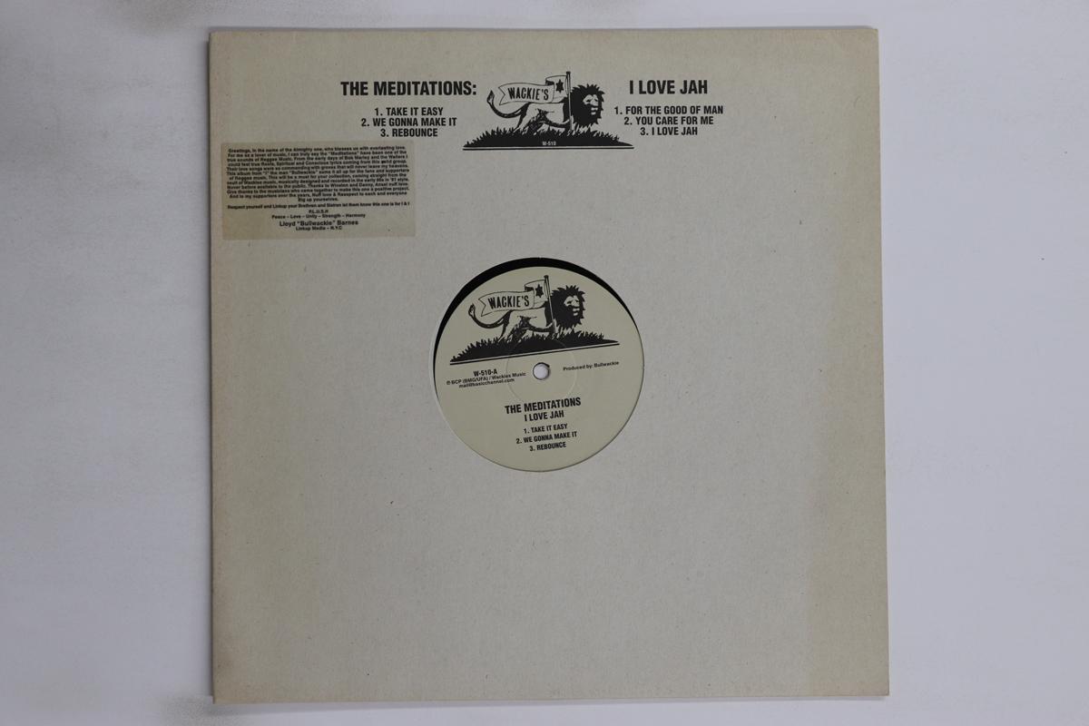 

12inch Record MEDITATIONS - I Love Jah W510 Wackie s 2002 Germany Reggae, Ska & Dub Used