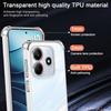 Coque pour Xiaomi Redmi Note 14 5G (pas pour 4G) TPU Antichoc Transparente + 2 Verres Trempés Vitre Protection